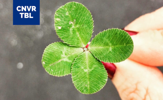 Vierblaettriges Kleeblatt Convertable Hoffnung